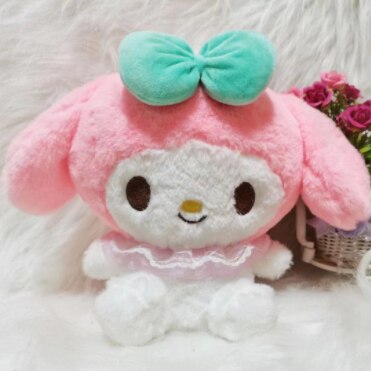 24cm Kawaii Sanrio My Melody Plush Toy Gift Children Doll Home Decoration Comfort Doll Anime Accessories 2 - My Melody Plush