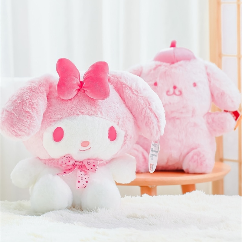 30cm Kawaii Sanrio Hello Kitty My Melody Plush Toys Doll Peluches Juguetes Cute Kawaii Room Decor 1 - My Melody Plush