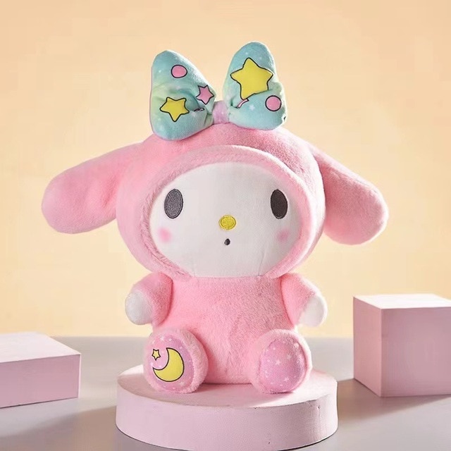 Bandai 25Cm Anime Sanriod Toys Kawaii Kuromi Mymelody Cinnamorol Plush Soft Stuffed Animals Doll Plushie Pillow 24.jpg 640x640 24 - My Melody Plush