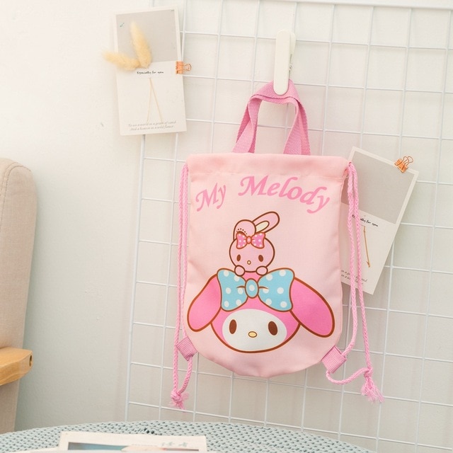 Kawaii Cinnamoroll Sanrio Plush Bag My Melody Anime Handbags Kt Cat Purin Dog Kuromi Plushie Free 8.jpg 640x640 8 - My Melody Plush
