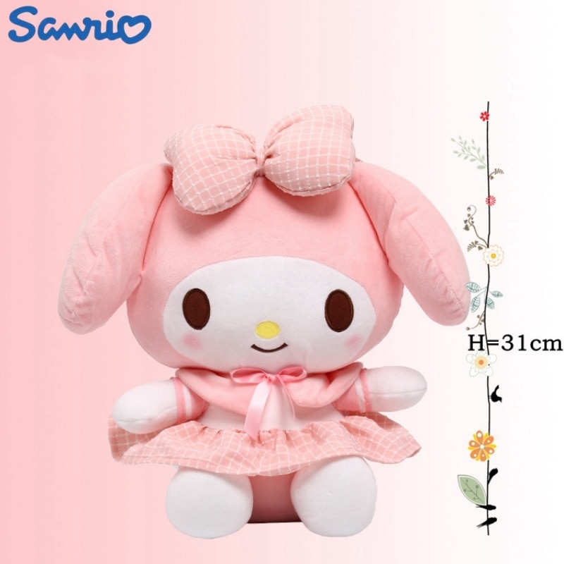 Kawaii Sanrio My Melody Plush Toy Cute Rabbit Doll Soft Stuffed Plushies Room Decoration Anime Cartoon 1 - My Melody Plush