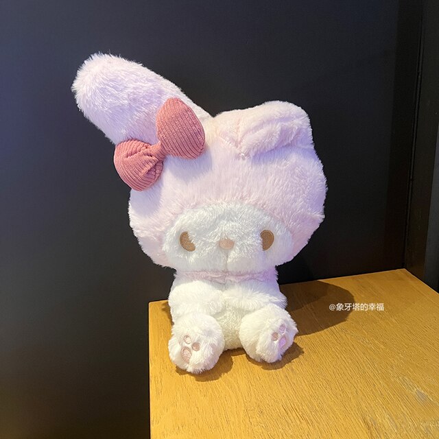 Soft Cuddly Kuromi My Melody Plush Toy Stuffed Japanese Anime Fluffy Pochacco Cinnamoroll Plushies Appease Doll 1.jpg 640x640 1 - My Melody Plush