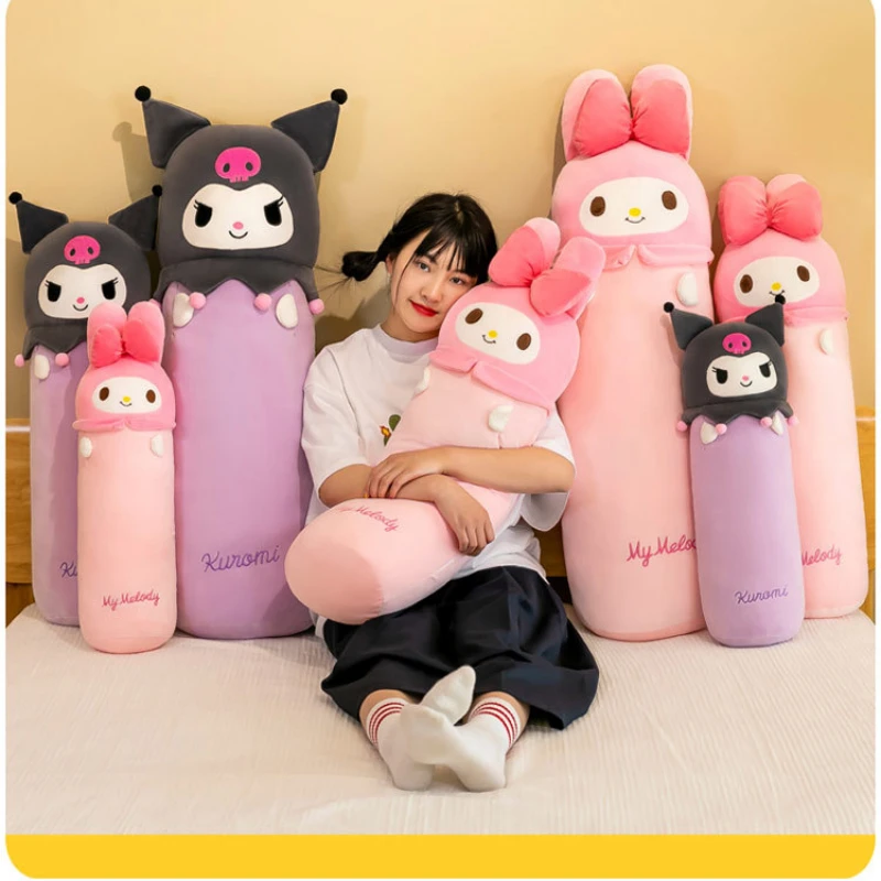 100cm Sanrio My Melody Kulomi Long Pillow Plush Toys Kawaii Soft Comfortable Cushion Japanese Cartoon Kids 3 - My Melody Plush