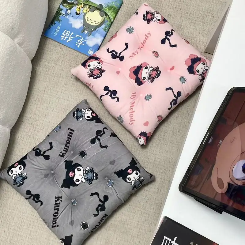Cute Anime Sanrio My Melody Kuromi Stuffed Plush Doll Cartoon Pillow Blanket Sofa Seat Cushion Home 4 - My Melody Plush