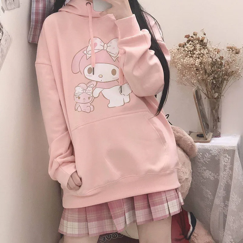 Kawaii Sanrio Cute My Melody Hoodie Fall and Winter Padded and Thickened Cartoon New Student Jacket 1 - My Melody Plush