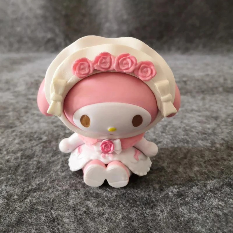 Sanrio Figures Collectibles My Melody Toys Kawaii Anime Doll Decorative Ornament Model Pink Doll Kids Christmas 4 - My Melody Plush
