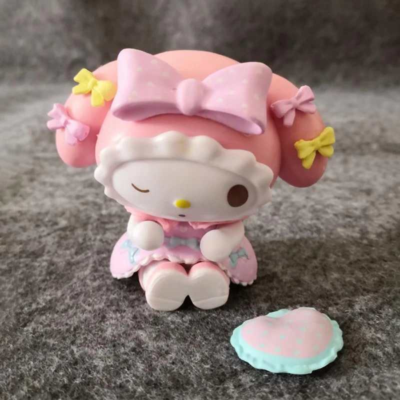 Sanrio Figures Collectibles My Melody Toys Kawaii Anime Doll Decorative Ornament Model Pink Doll Kids Christmas 5 - My Melody Plush